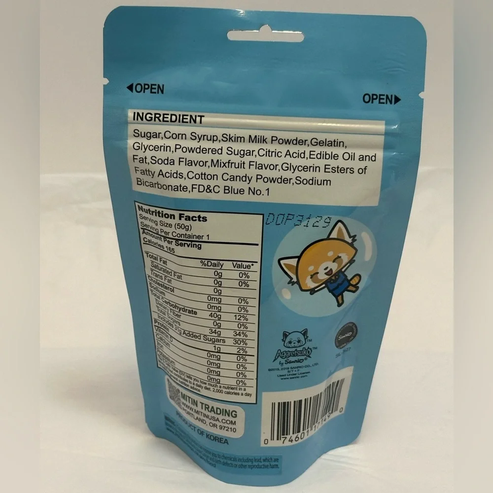TikTok Viral- Aggretsuko Ramune Chewy Candy